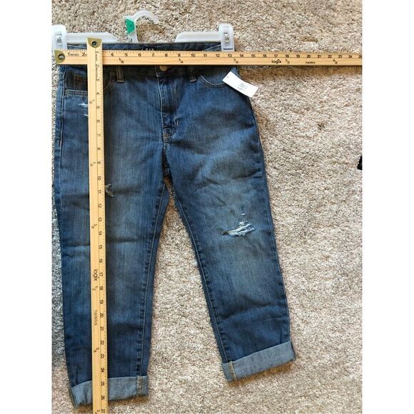 Gap Kids Denim Girls Blue Girlfriend Jeans Size 7  Plus NWT - Picture 5 of 6
